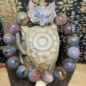 Ocean Jasper 13mm with OJ Fox